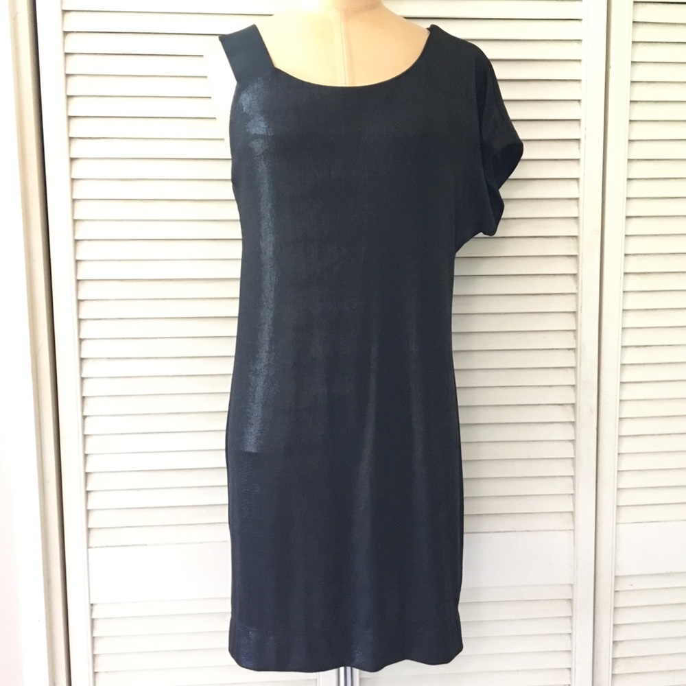Uma & Leopold Women’s Dress Small Solid Black Cocktail Party Dinner Date Night - Picture 1 of 8